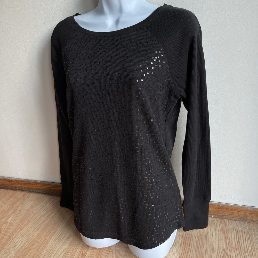 🆕 Northcrest Classic Long Sleeve Sequin Top